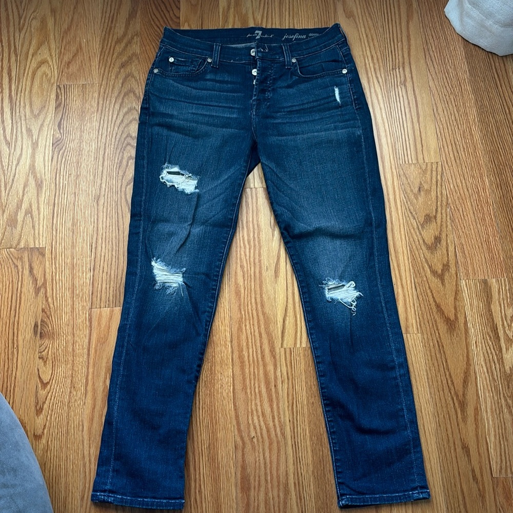 For all mankind distressed jeans